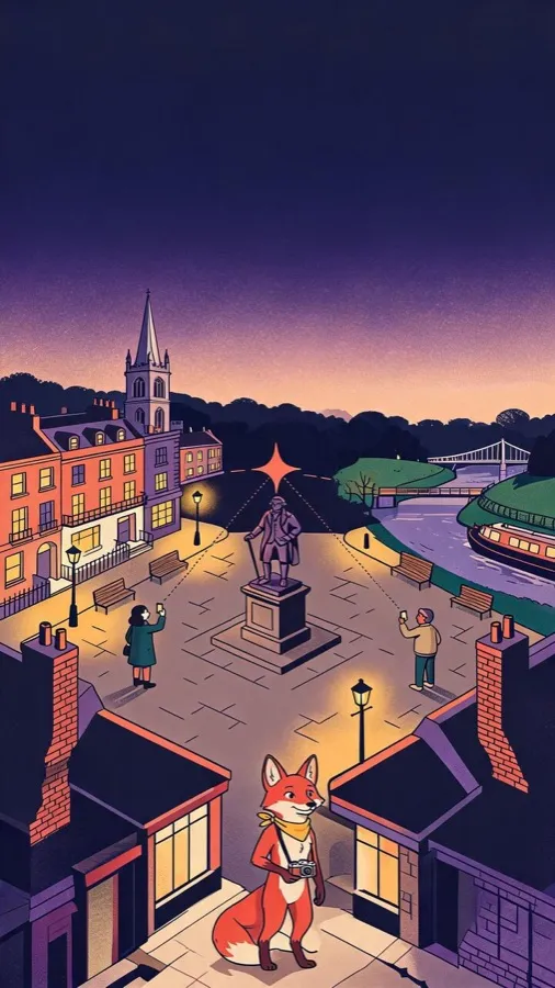 Nuneaton at dusk